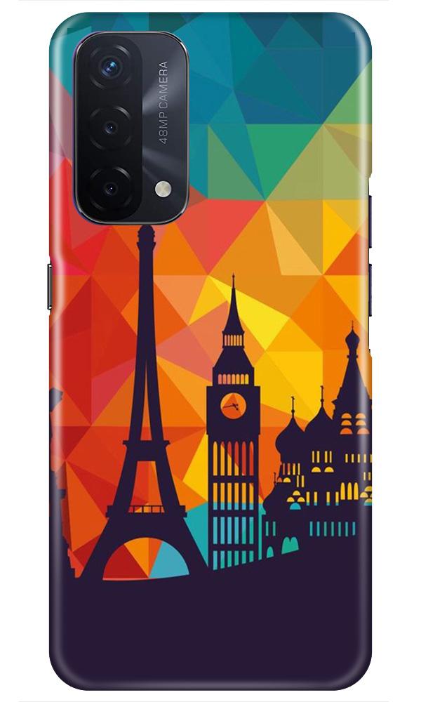 Eiffel Tower2 Mobile Back Case for Oppo A74 5G (Design - 91) Eiffel Tower2 Case for Oppo A74 5G