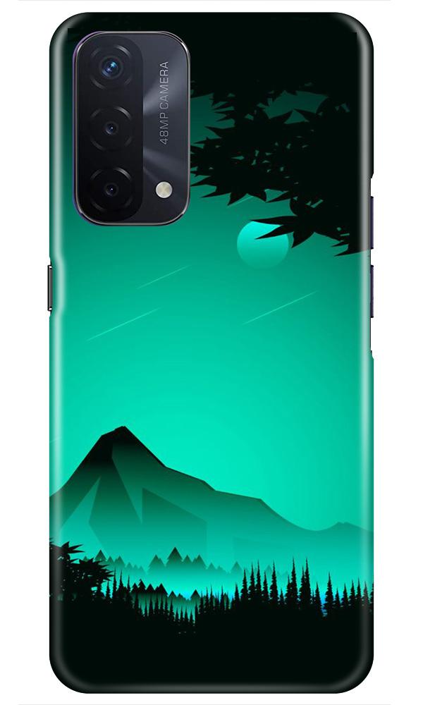 Moon Mountain Mobile Back Case for Oppo A74 5G (Design - 204) Moon Mountain Case for Oppo A74 5G (Design - 204)