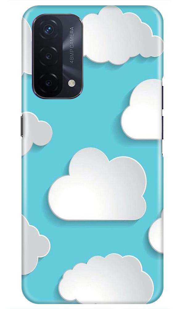 Clouds Mobile Back Case for Oppo A74 5G (Design - 210) Clouds Case for Oppo A74 5G (Design No. 210)