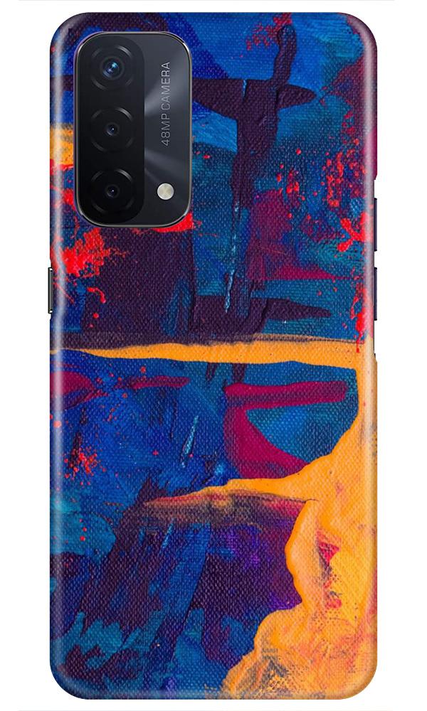 Modern Art Mobile Back Case for Oppo A74 5G (Design - 238) Modern Art Case for Oppo A74 5G (Design No. 238)