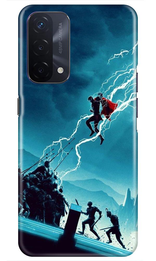 Thor Avengers Mobile Back Case for Oppo A74 5G (Design - 243) Thor Avengers Case for Oppo A74 5G (Design No. 243)