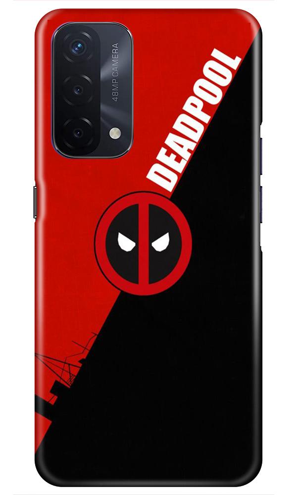 Deadpool Mobile Back Case for Oppo A74 5G (Design - 248) Deadpool Case for Oppo A74 5G (Design No. 248)