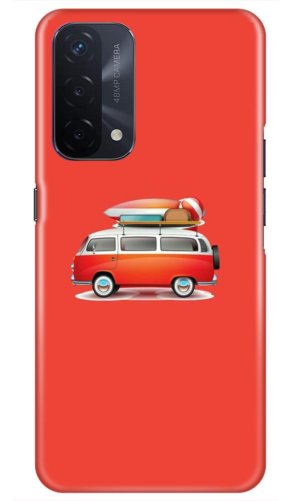 Travel Bus Mobile Back Case for Oppo A74 5G (Design - 258) Travel Bus Case for Oppo A74 5G (Design No. 258)