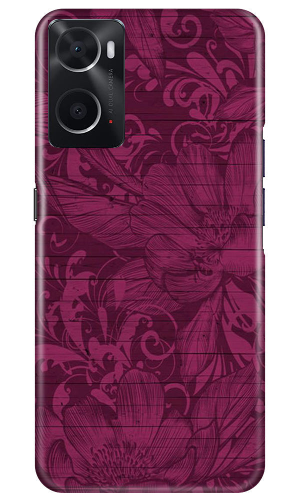 Purple Backround Mobile Back Case for Oppo A96 (Design - 22) Purple Backround Case for Oppo A96