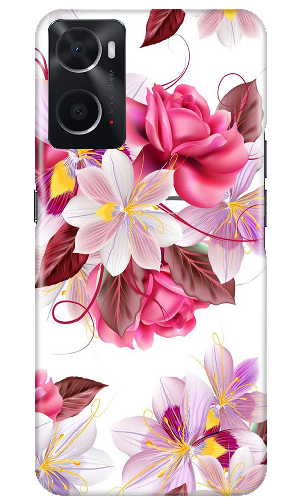 Beautiful flowers Mobile Back Case for Oppo A76 (Design - 23) Beautiful flowers Case for Oppo A76