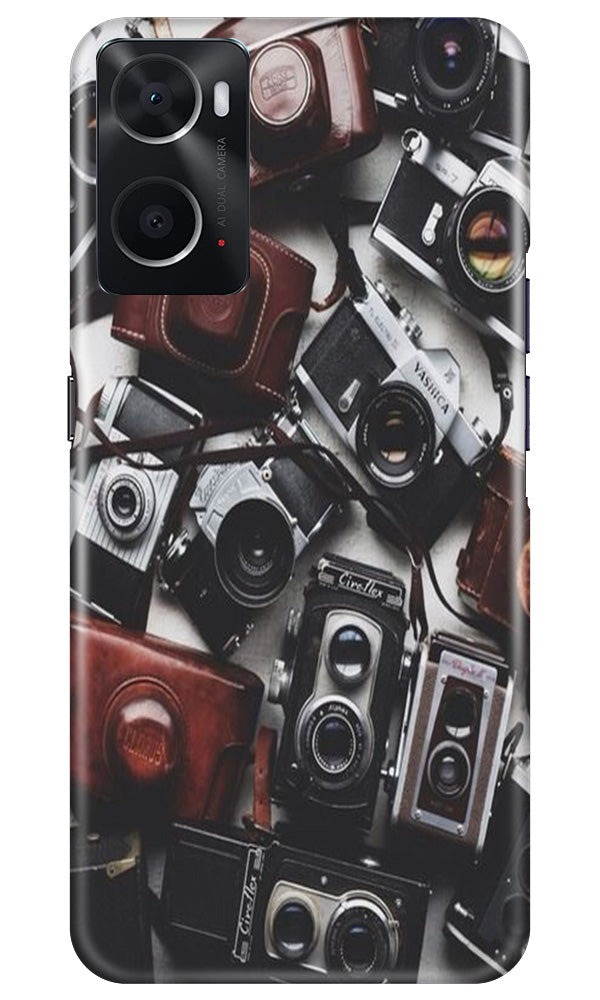 Cameras Mobile Back Case for Oppo A76 (Design - 57) Cameras Case for Oppo A76