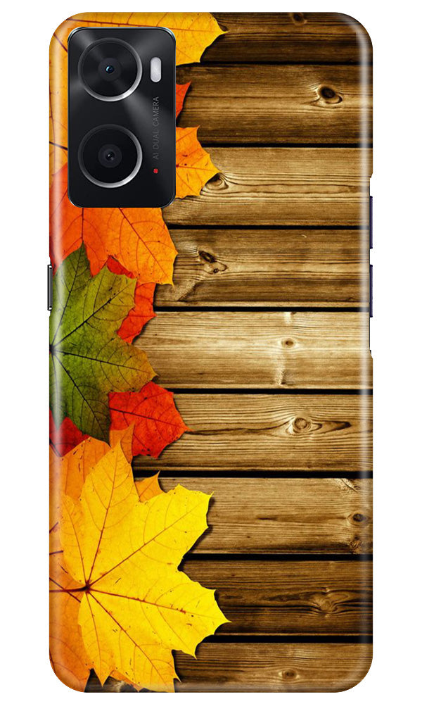 Wooden look3 Mobile Back Case for Oppo A76 (Design - 61) Wooden look3 Case for Oppo A76