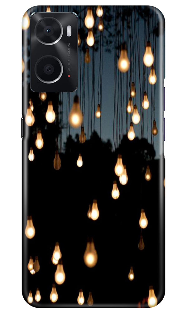 Party Bulb Mobile Back Case for Oppo A76 (Design - 72) Party Bulb Case for Oppo A76