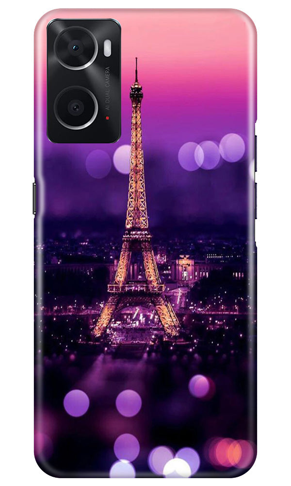 Eiffel Tower Mobile Back Case for Oppo A76 (Design - 86) Eiffel Tower Case for Oppo A76