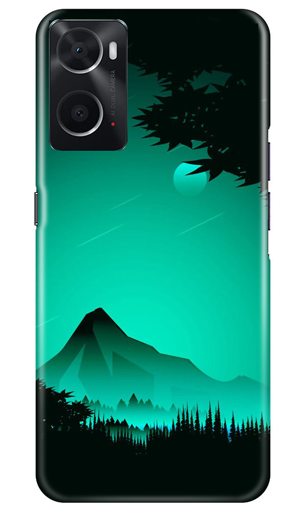 Moon Mountain Mobile Back Case for Oppo A96 (Design - 173) Moon Mountain Case for Oppo A96 (Design - 173)