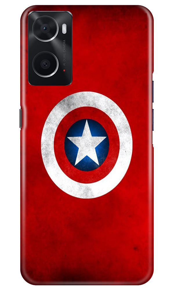 Captain America Mobile Back Case for Oppo A76 (Design - 249) Captain America Case for Oppo A76 (Design No. 218)