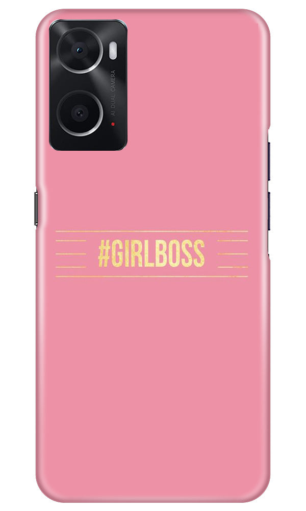 Girl Boss Pink Mobile Back Case for Oppo A76 (Design - 232) Girl Boss Pink Case for Oppo A76 (Design No. 232)