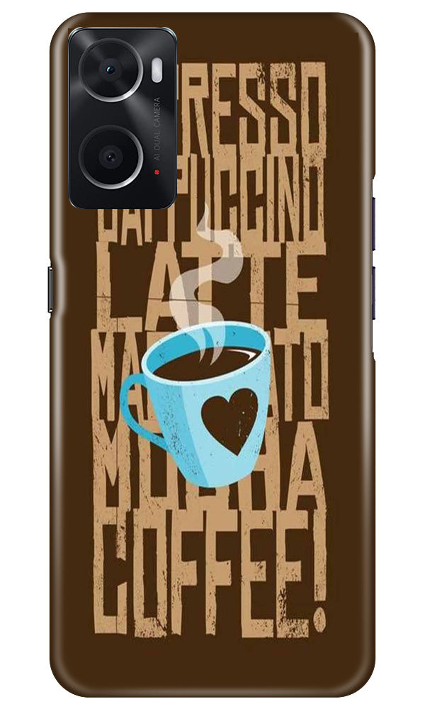 Love Coffee Mobile Back Case for Oppo A96 (Design - 311) Love Coffee Mobile Back Case for Oppo A96 (Design - 311)