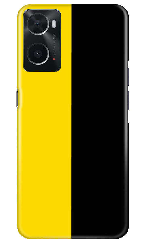 Black Yellow Pattern Mobile Back Case for Oppo A96 (Design - 354) Black Yellow Pattern Mobile Back Case for Oppo A96 (Design - 354)