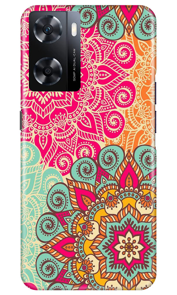 Rangoli art Mobile Back Case for Oppo A77s (Design - 6) Rangoli art Case for Oppo A77s