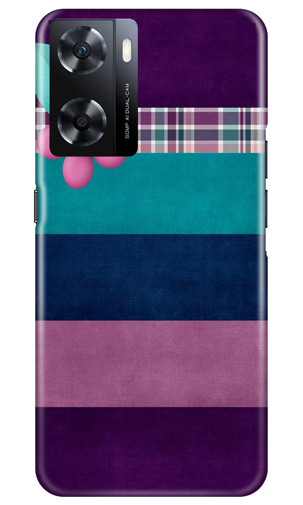 Purple Blue Mobile Back Case for Oppo A77s (Design - 37) Purple Blue Case for Oppo A77s