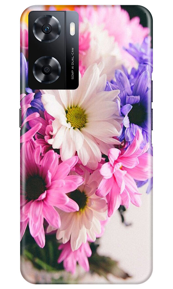 Coloful Daisy Mobile Back Case for Oppo A77s (Design - 73) Coloful Daisy Case for Oppo A77s