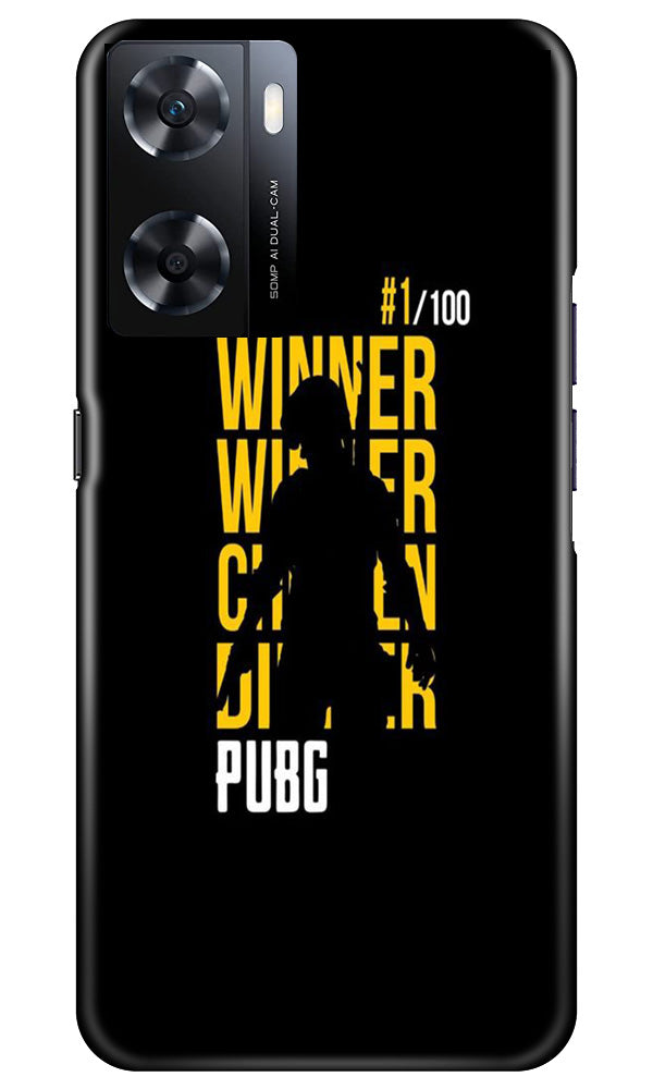Pubg Winner Winner Mobile Back Case for Oppo A77s (Design - 146) Pubg Winner Winner Case for Oppo A77s (Design - 146)