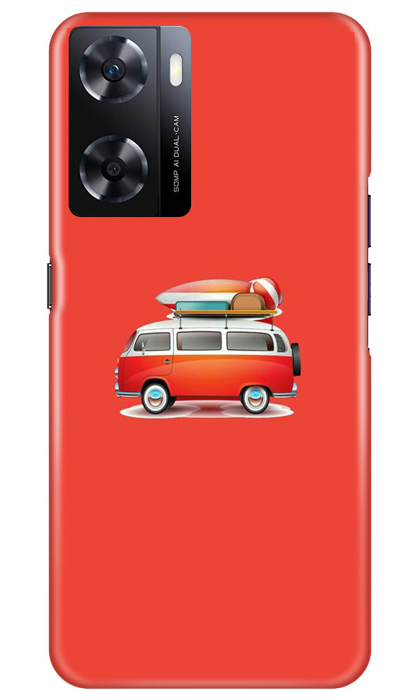 Travel Bus Mobile Back Case for Oppo A77s (Design - 227) Travel Bus Case for Oppo A77s (Design No. 227)