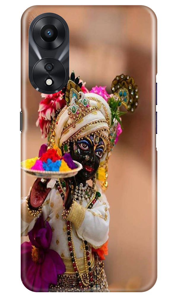 Lord Krishna2 Mobile Back Case for Oppo A78 5G (Design - 17) Lord Krishna2 Case for Oppo A78 5G
