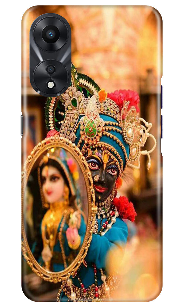 Lord Krishna5 Mobile Back Case for Oppo A78 5G (Design - 20) Lord Krishna5 Case for Oppo A78 5G