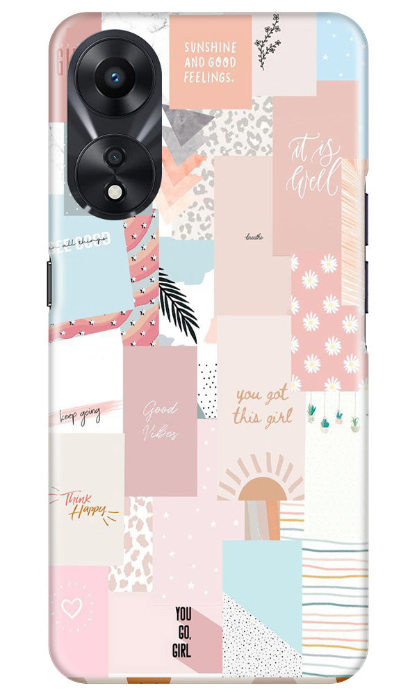 Shinny Blue Background Mobile Back Case for Oppo A78 5G (Design - 32) Shinny Blue Background Case for Oppo A78 5G