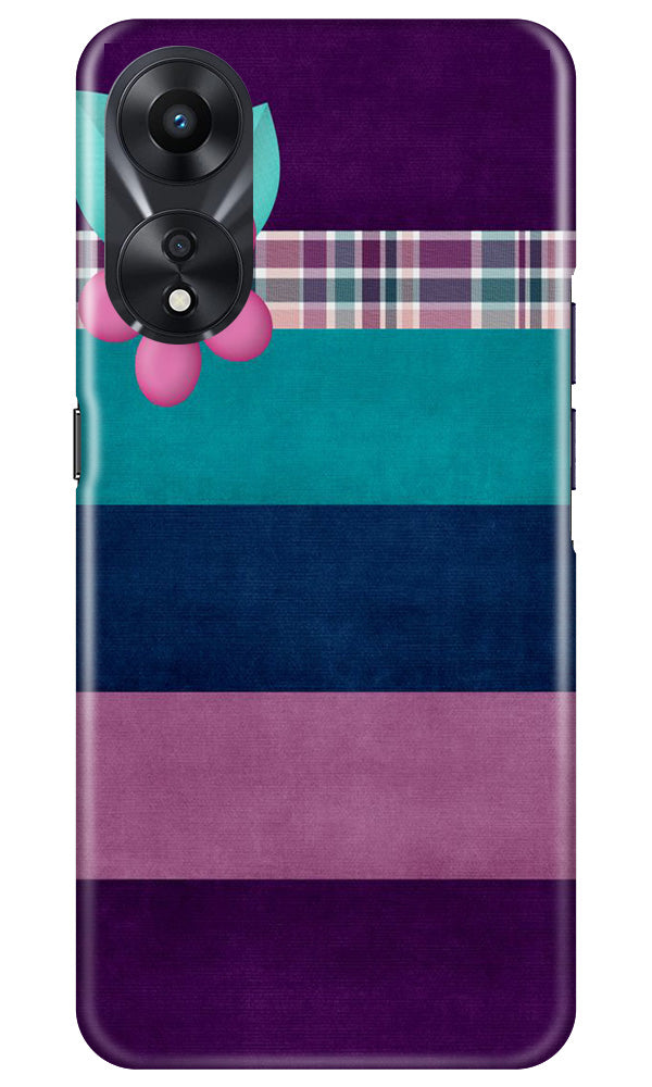 Purple Blue Mobile Back Case for Oppo A78 5G (Design - 37) Purple Blue Case for Oppo A78 5G