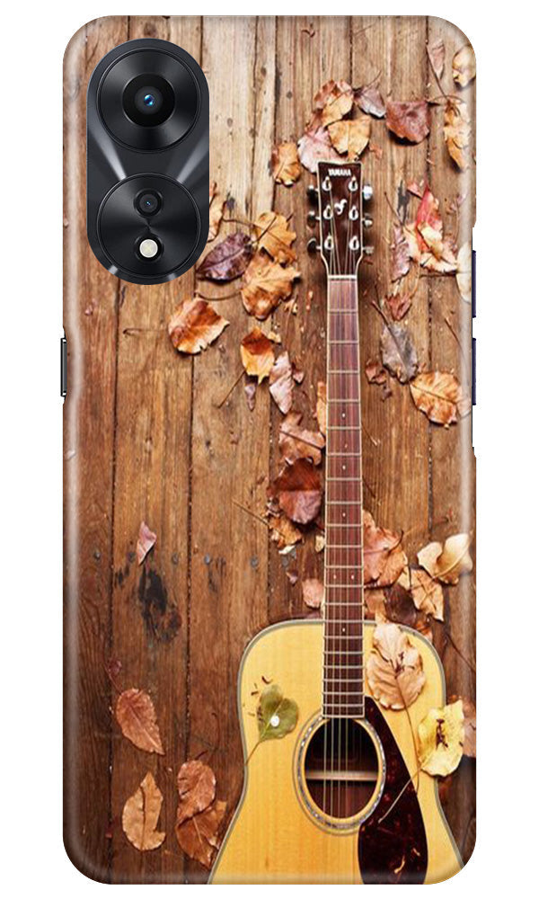 Guitar Mobile Back Case for Oppo A78 5G (Design - 43) Guitar Case for Oppo A78 5G