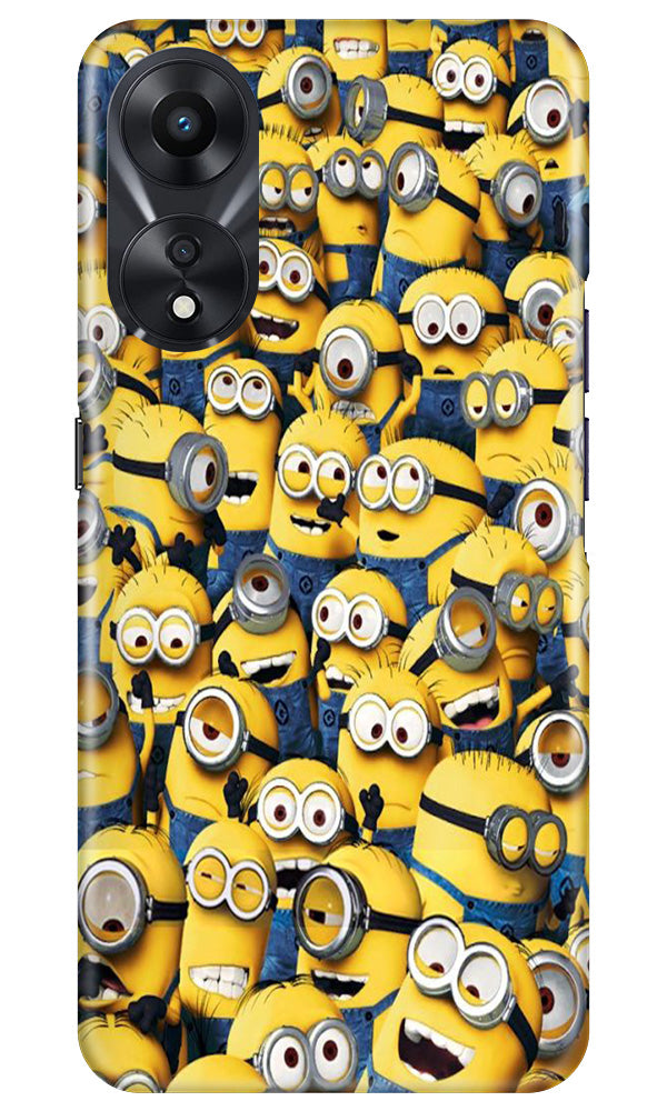 Minions Mobile Back Case for Oppo A78 5G (Design - 126) Minions Case for Oppo A78 5G (Design - 126)