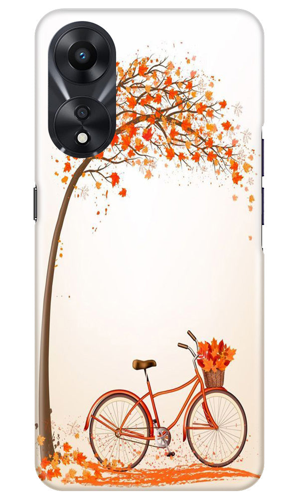 Bicycle Mobile Back Case for Oppo A78 5G (Design - 161) Bicycle Case for Oppo A78 5G (Design - 161)
