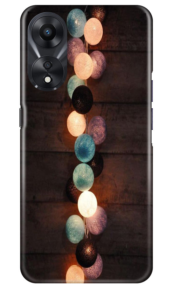 Party Lights Mobile Back Case for Oppo A78 5G (Design - 178) Party Lights Case for Oppo A78 5G (Design No. 178)