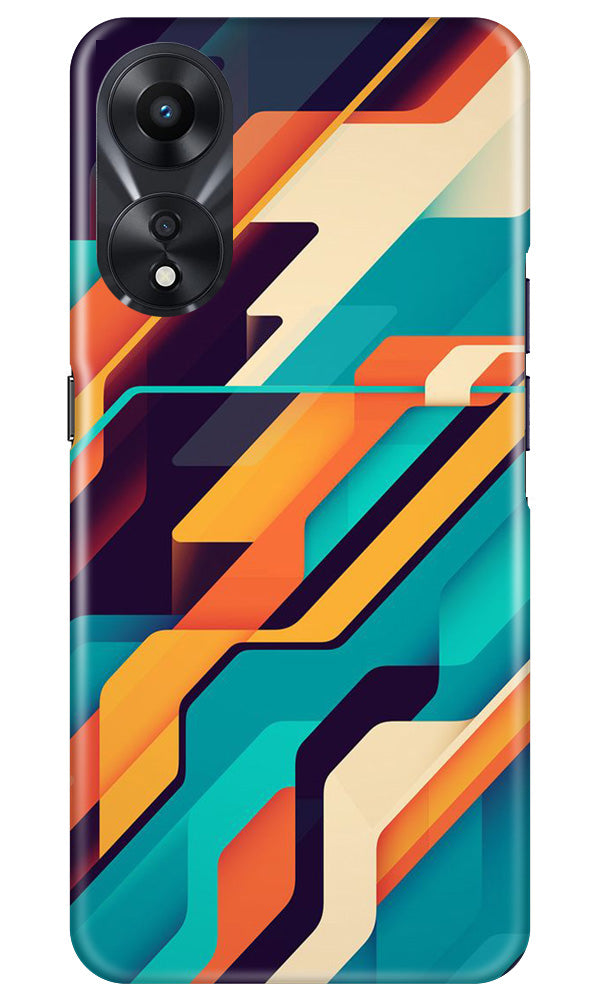 Modern Art Mobile Back Case for Oppo A78 5G (Design - 202) Modern Art Case for Oppo A78 5G (Design No. 202)