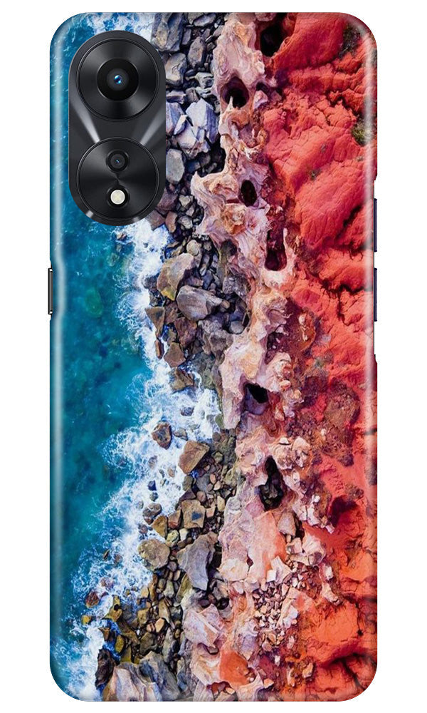Sea Shore Mobile Back Case for Oppo A78 5G (Design - 242) Sea Shore Case for Oppo A78 5G (Design No. 242)