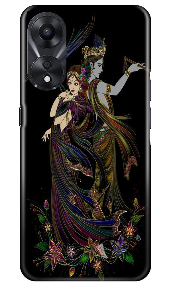 Radha Krishna Mobile Back Case for Oppo A78 5G (Design - 257) Radha Krishna Case for Oppo A78 5G (Design No. 257)