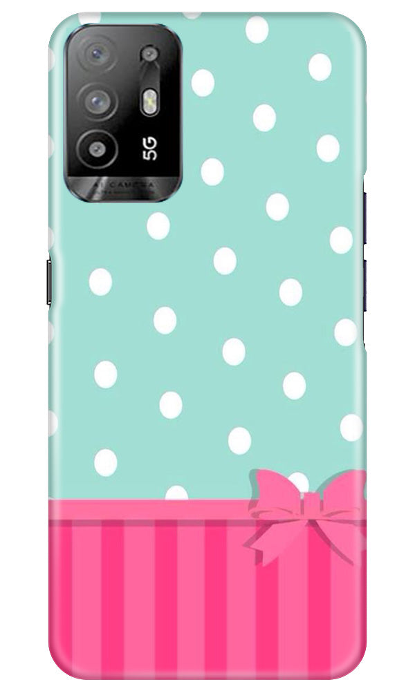 Gift Wrap Mobile Back Case for Oppo A94 (Design - 30) Gift Wrap Case for Oppo A94