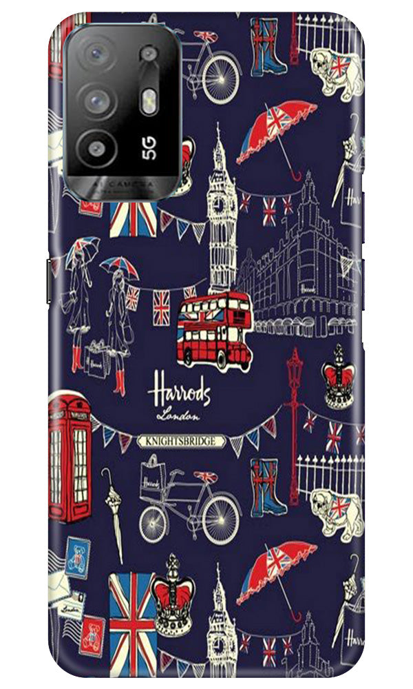 Love London Mobile Back Case for Oppo A94 (Design - 75) Love London Case for Oppo A94