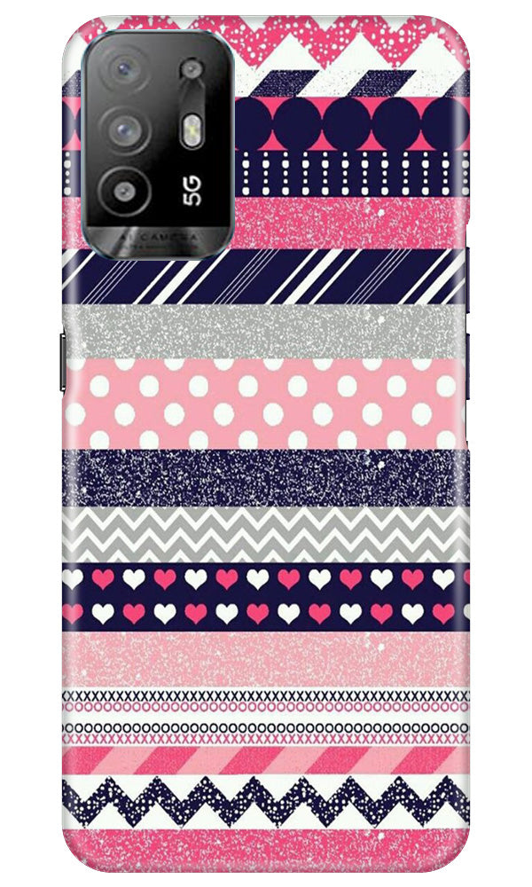 Pattern3 Mobile Back Case for Oppo A94 (Design - 90) Pattern3 Case for Oppo A94