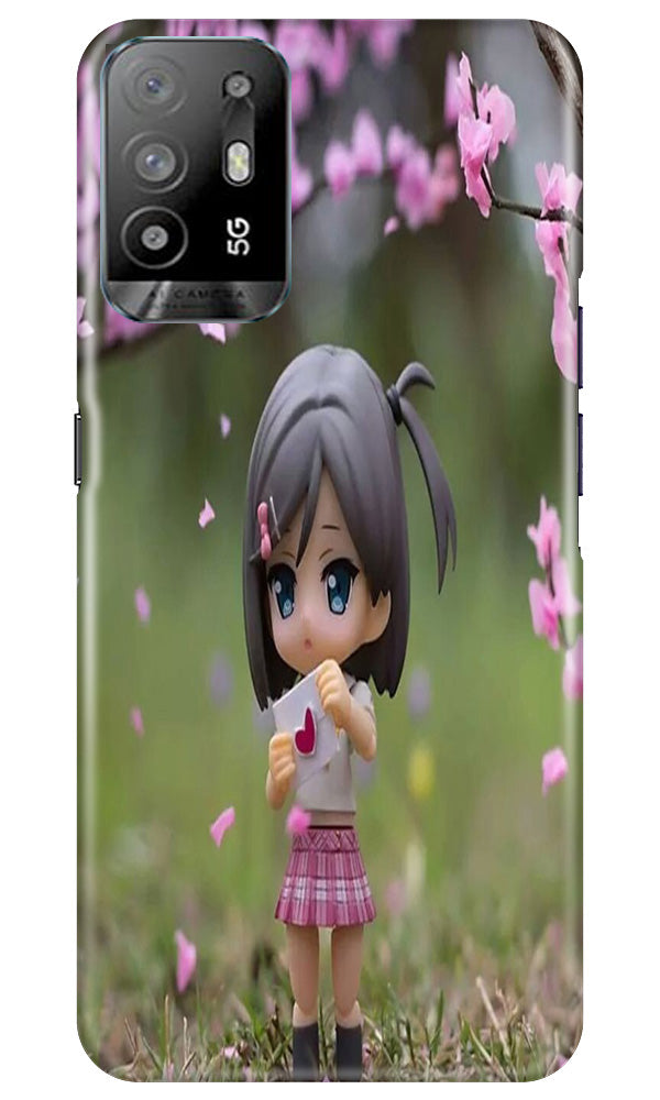Cute Girl Mobile Back Case for Oppo A94 (Design - 92) Cute Girl Case for Oppo A94