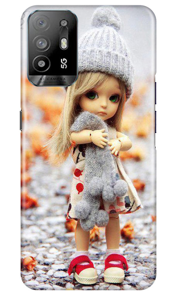 Cute Doll Mobile Back Case for Oppo A94 (Design - 93) Cute Doll Case for Oppo A94