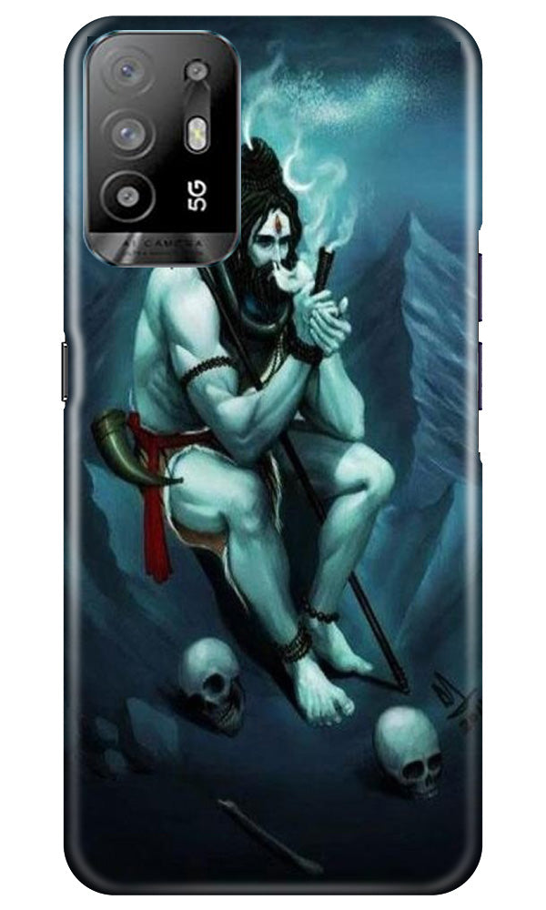 Lord Shiva Mahakal2 Mobile Back Case for Oppo A94 (Design - 98) Lord Shiva Mahakal2 Case for Oppo A94