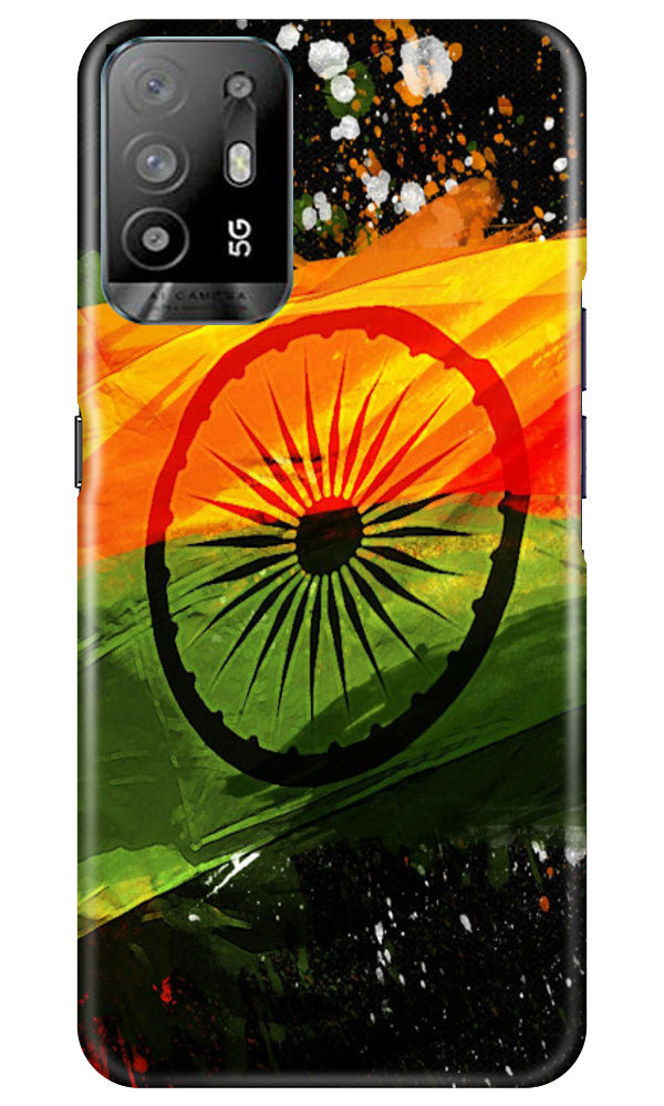Indian Flag Mobile Back Case for Oppo A94 (Design - 137) Indian Flag Case for Oppo A94 (Design - 137)