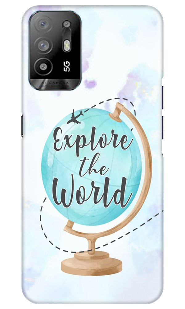 Explore the World Mobile Back Case for Oppo A94 (Design - 176) Explore the World Case for Oppo A94 (Design No. 176)