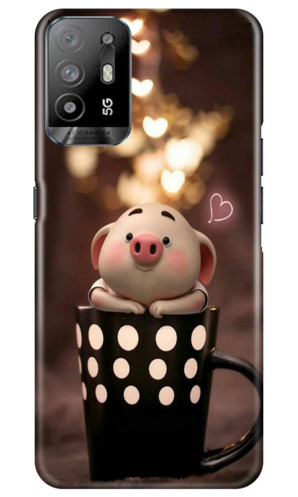 Cute Bunny Mobile Back Case for Oppo A94 (Design - 182) Cute Bunny Case for Oppo A94 (Design No. 182)