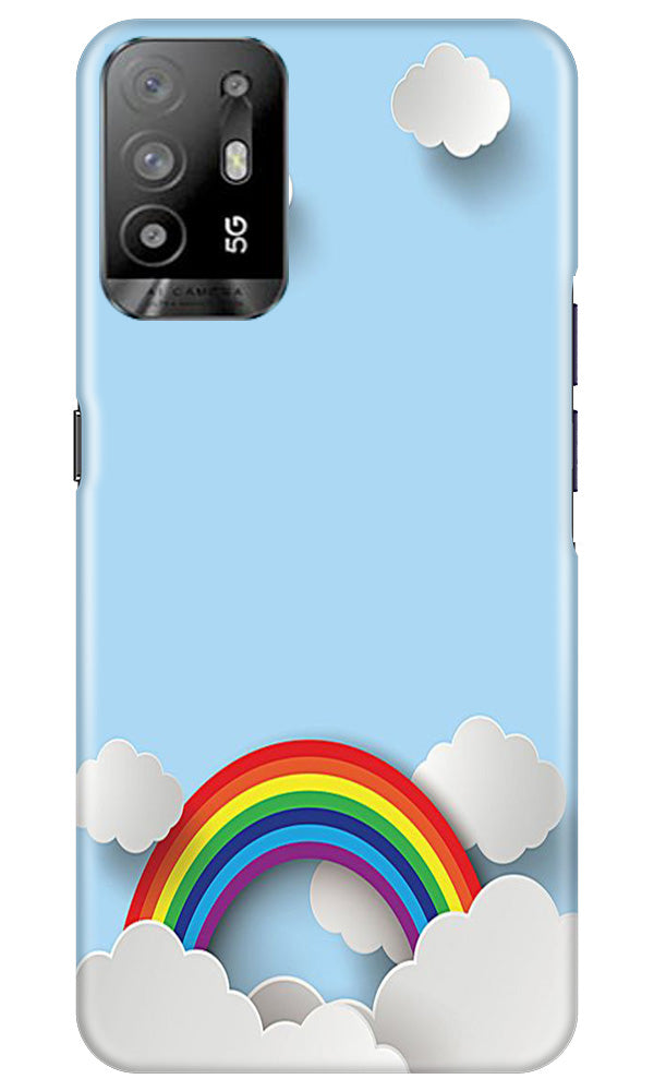 Rainbow Mobile Back Case for Oppo A94 (Design - 194) Rainbow Case for Oppo A94 (Design No. 194)