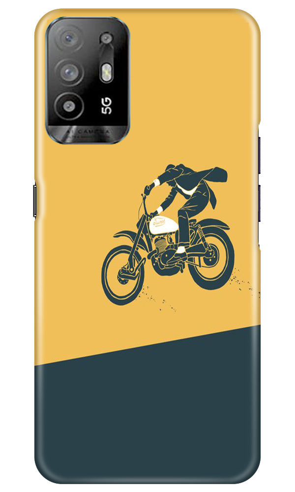 Bike Lovers Mobile Back Case for Oppo A94 (Design - 225) Bike Lovers Case for Oppo A94 (Design No. 225)