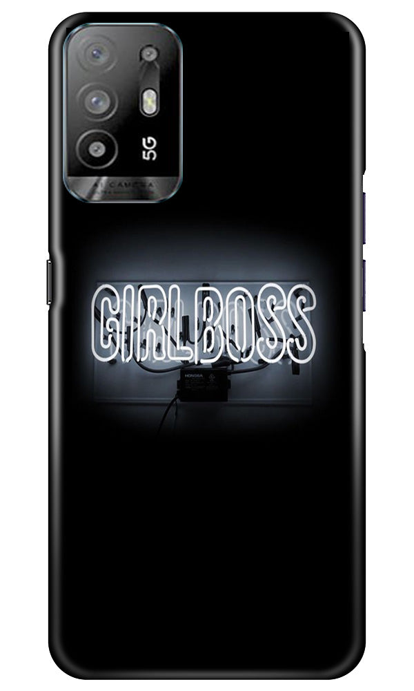 Girl Boss Black Mobile Back Case for Oppo A94 (Design - 237) Girl Boss Black Case for Oppo A94 (Design No. 237)
