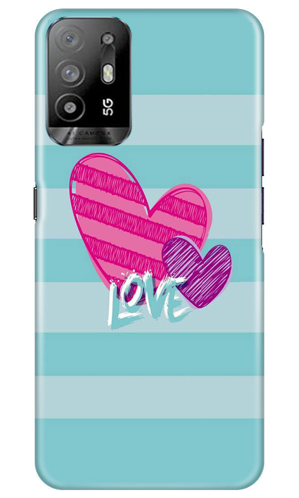 Love Mobile Back Case for Oppo A94 (Design - 261) Love Case for Oppo A94 (Design No. 261)