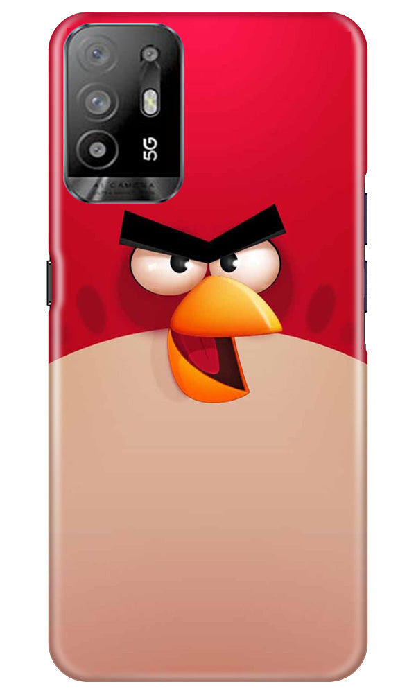 Angry Bird Red Mobile Back Case for Oppo A94 (Design - 287) Angry Bird Red Mobile Back Case for Oppo A94 (Design - 287)