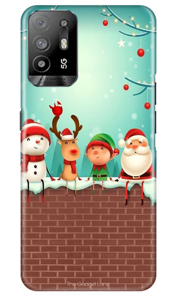 Santa Claus Mobile Back Case for Oppo A94 (Design - 296) Santa Claus Mobile Back Case for Oppo A94 (Design - 296)