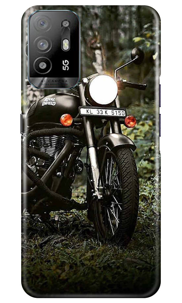 Royal Enfield Mobile Back Case for Oppo A94 (Design - 343) Royal Enfield Mobile Back Case for Oppo A94 (Design - 343)